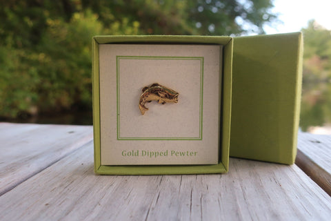 Bass Gold Lapel Pin