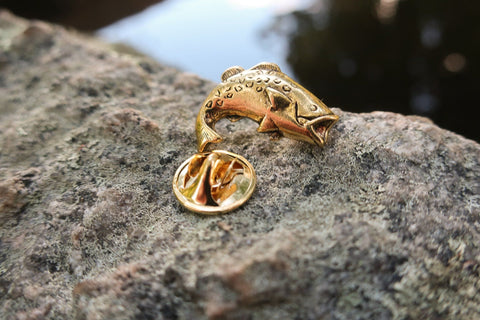 Bass Gold Lapel Pin
