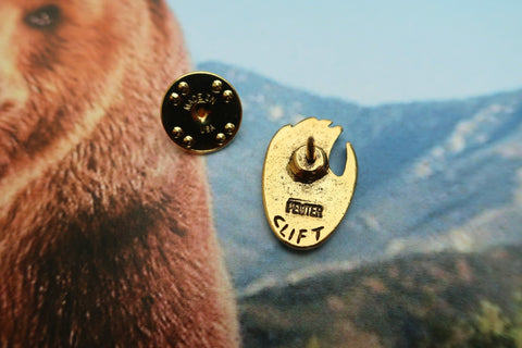 Bear Claw Gold Lapel Pin