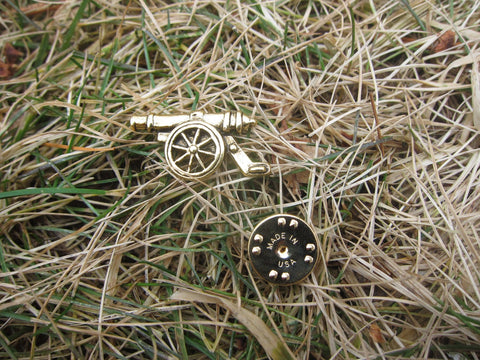 Cannon Gold Lapel Pin