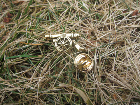 Cannon Gold Lapel Pin