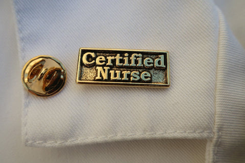 Certified Nurse Gold Lapel Pin
