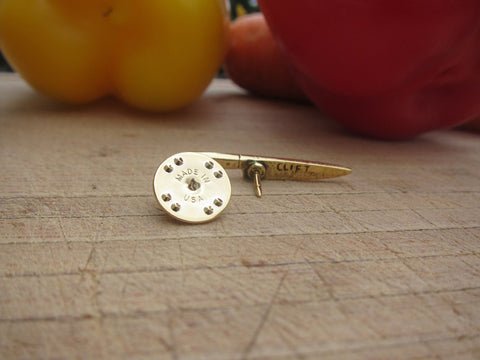 Chef's Knife Gold Lapel Pin