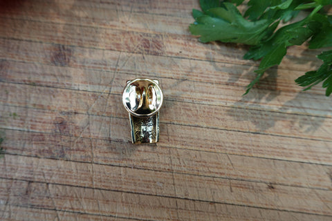 Chef's Toque Gold Lapel Pin