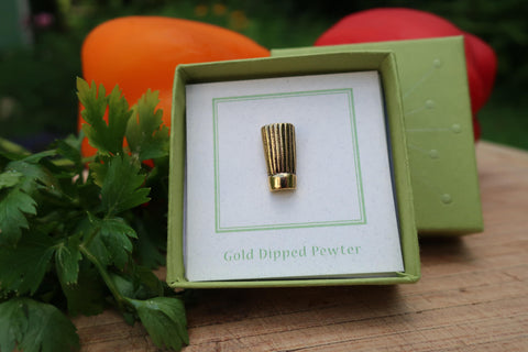 Chef's Toque Gold Lapel Pin