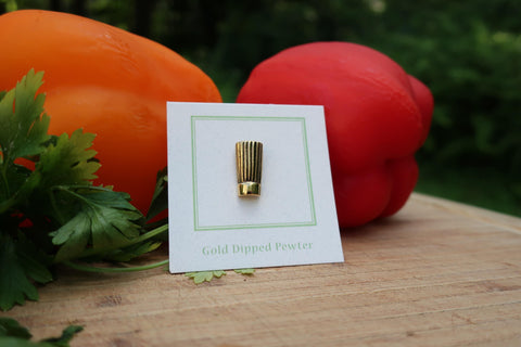 Chef's Toque Gold Lapel Pin