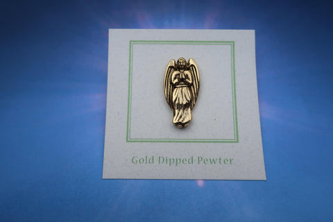 Classic Angel Gold Lapel Pin