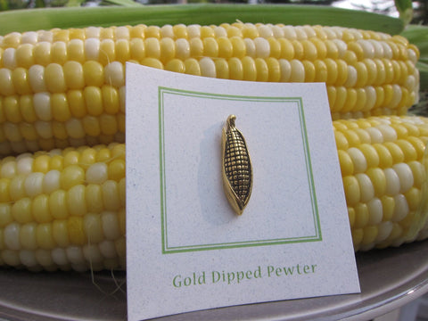 Corn Gold Lapel Pin