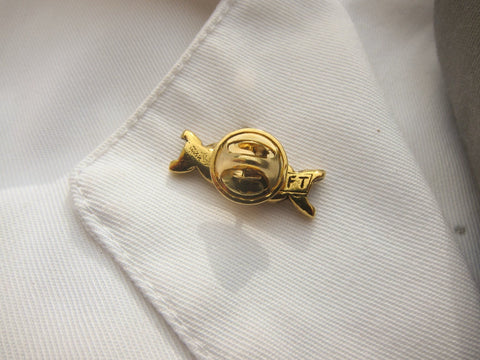 DNA Gold Lapel Pin