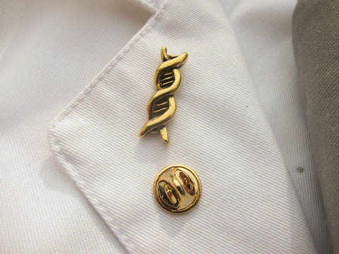 DNA Gold Lapel Pin