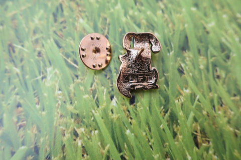 Dog and Cat Gold Lapel Pin