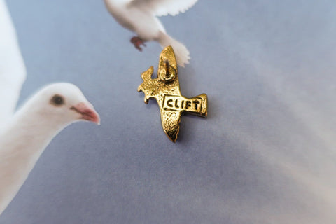 Dove Gold Lapel Pin