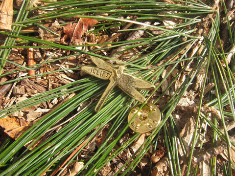 Dragonfly Gold Lapel Pin