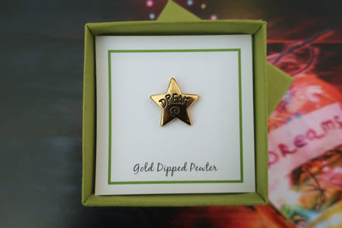 Dream Star Gold Lapel Pin