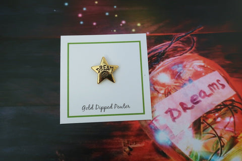 Dream Star Gold Lapel Pin