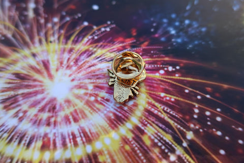 Dynamite Gold Lapel Pin