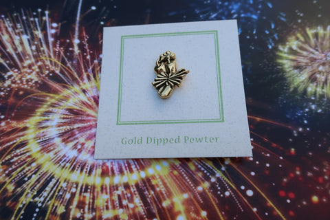 Dynamite Gold Lapel Pin