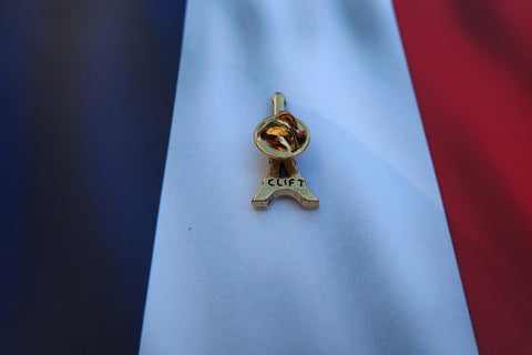 Eiffel Tower Gold Lapel Pin
