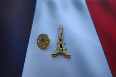 Eiffel Tower Gold Lapel Pin