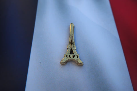 Eiffel Tower Gold Lapel Pin