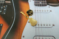 Electric Guitar Gold Lapel Pin