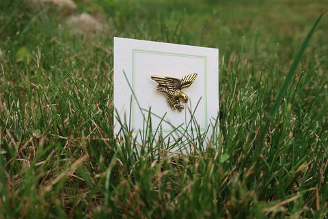 Falcon Gold Lapel Pin