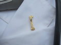 Femur Bone Gold Lapel Pin