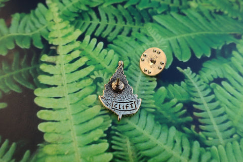 Fern Gold Lapel Pin