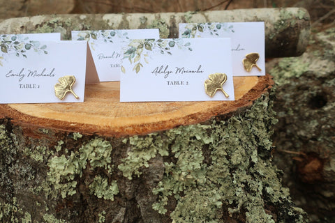 Ginkgo Leaf Gold Lapel Pin