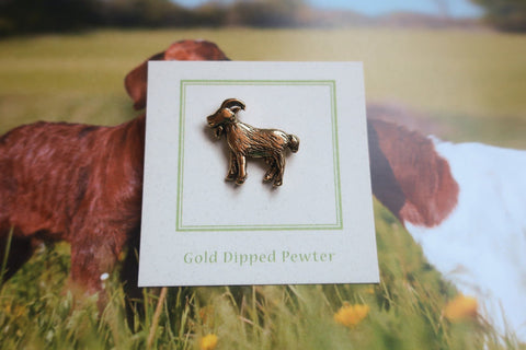 Goat Gold Lapel Pin