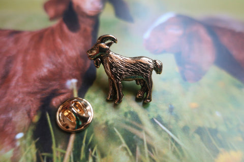 Goat Gold Lapel Pin
