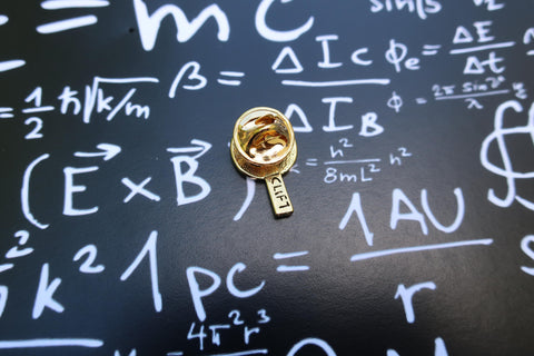 Golden Ratio Gold Lapel Pin