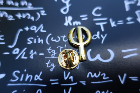 Golden Ratio Gold Lapel Pin