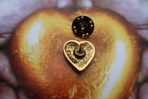 Heart of Gold Gold Lapel Pin