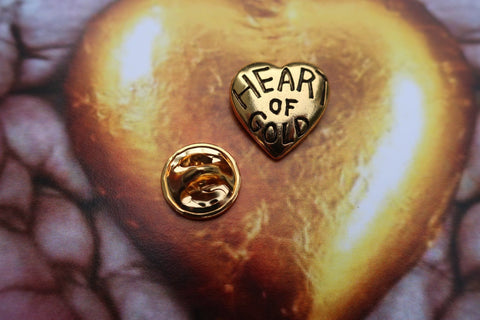 Heart of Gold Gold Lapel Pin