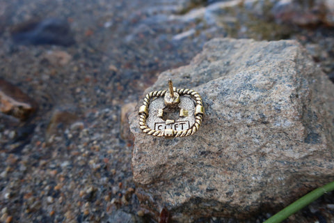 Life Preserver Gold Lapel Pin
