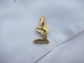 Microscope Gold Lapel Pin