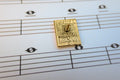 Music Conductor Gold Lapel Pin