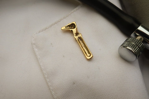 Otoscope Gold Lapel Pin