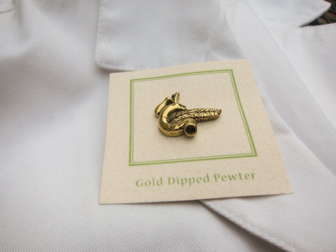 Pancreas Gold Lapel Pin