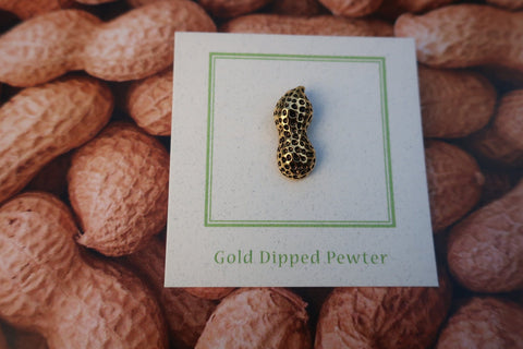 Peanut Gold Lapel Pin