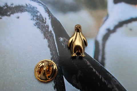 Penguin Gold Lapel Pin