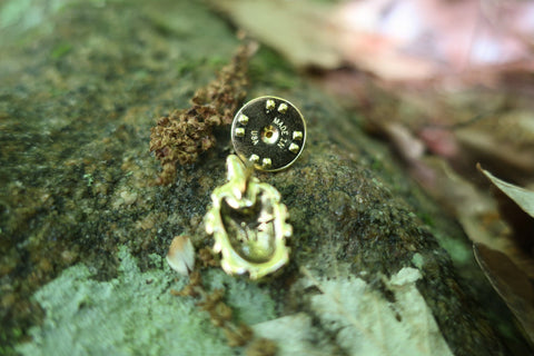 Redwood Cone Gold Lapel Pin