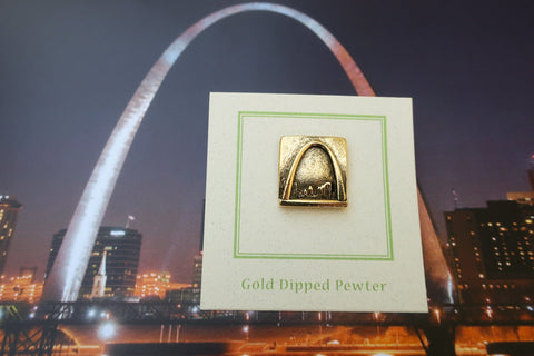 St Louis Arch Gold Lapel Pin