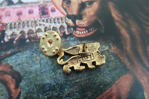 St Mark's Lion Gold Lapel Pin