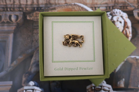 St Mark's Lion Gold Lapel Pin