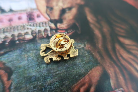 St Mark's Lion Gold Lapel Pin