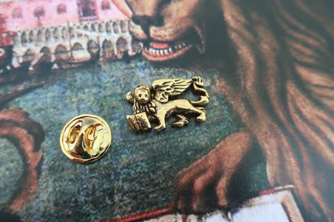 St Mark's Lion Gold Lapel Pin