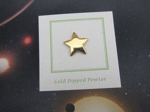 Star Gold Lapel Pin