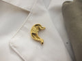 Stomach Gold Lapel Pin